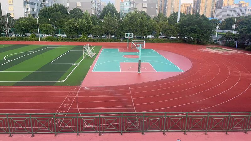 鄭州聚源路小學 - 硅PU球場